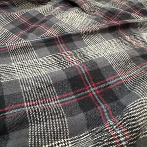 Black Red & White Vintage Flannel